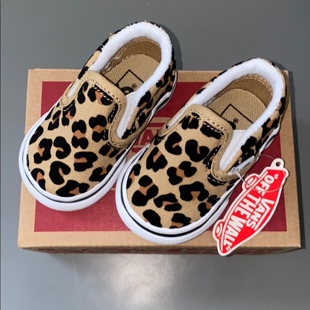 Toddler Cheetah Print Vans